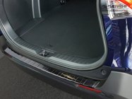 Lastskydd Rostfri Borstad Metall Svart Toyota Rav4 V 2018->