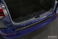 Lastskydd Rostfri Borstad Metall Svart VW Golf VIII Variant 2020->