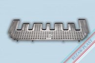 Gummimatta Svart Ford Tourneo Custom Titanium 2018->