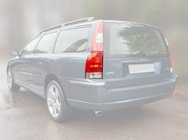 Baklampa Klarglas Nedre Vänster Volvo V70, XC70 2001-2007