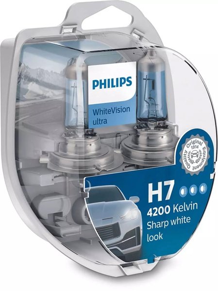 Philips H7 WhiteVision Ultra 55W Halogen Lampa