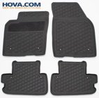 Gummimatta Svart/Mörkgrå Volvo C70 2006-2013