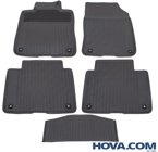 Gummimatta Svart/M&ouml;rkgr&aring; Volvo V60 II, V60 II CC, S60 III 2019->