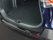 Lastskydd Rostfri Borstad Metall Svart Toyota Rav4 V 2018-> Suzuki Across 2020->