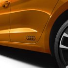 Audi A1 Sportback Ringar Dekorfolie Blank Svart