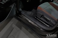 Instegslister i Borstad svart stål Vw ID.4 2020->