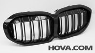 Grillar/Njurar Blank Svart BMW M-look 1-Serien F40