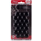 Blank Svart Hjulmutterkåpa 17mm