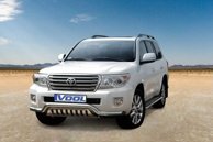 Lowbar EU frontbåge med hasplåt - Toyota Land Cruiser 200 / V8 2012->
