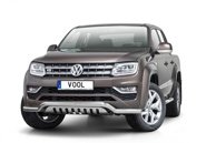 Lowbar EU frontbåge med hasplåt - VW Amarok Facelift 2017->