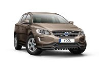 Lowbar EU frontbåge med hasplåt Svart - Volvo XC60 I Facelift 2013-2017