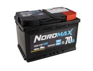 NordMax AGM Start/Stoppbatteri 12V 70Ah 760A