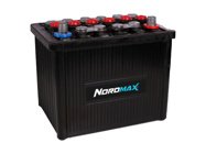 Nordmax Bilbatteri Bakelit Klassiska Fordon 12V 60Ah 350A 