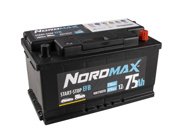Nordmax EFB Start/Stoppbatteri 12V 75Ah 730A