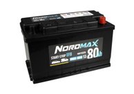 Nordmax EFB Start/Stoppbatteri 12V 80Ah 740A