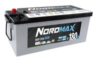 Nordmax Marin / Fritids AGM Start / Förbrukningsbatteri 12V 180Ah 1100A