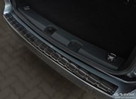 Lastskydd Rostfri Borstad Metall Svart VW Caddy V 2020->