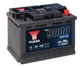 Yuasa AGM YBX9027 12V 60Ah 640A Start Stopp Plus BilBatteri