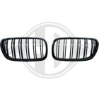 Grillar / Njurar Blanksvart till BMW X3 (E83) 2003-2006