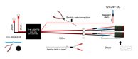 Plug & Drive Kabelsats DT 4-Pin för 2 Extraljus