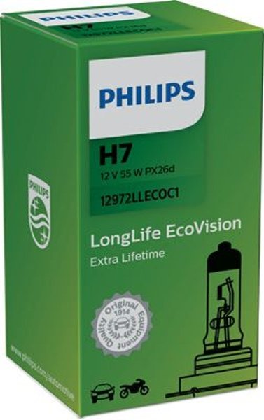 Philips Halogen H7 Lampa LongLife EcoVision
