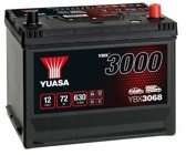 Bilbatteri SMF Yuasa YBX3068 12V 72Ah 630A