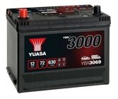 Bilbatteri SMF Yuasa YBX3069 12V 72Ah 630A