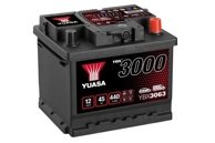 Bilbatteri SMF Yuasa YBX3063 12V 45Ah 440A