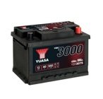 Bilbatteri SMF Yuasa YBX3075 12V 60Ah 550A
