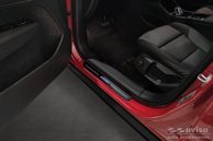 Instegslister i Blank Svart Stål Volvo XC40 2017->