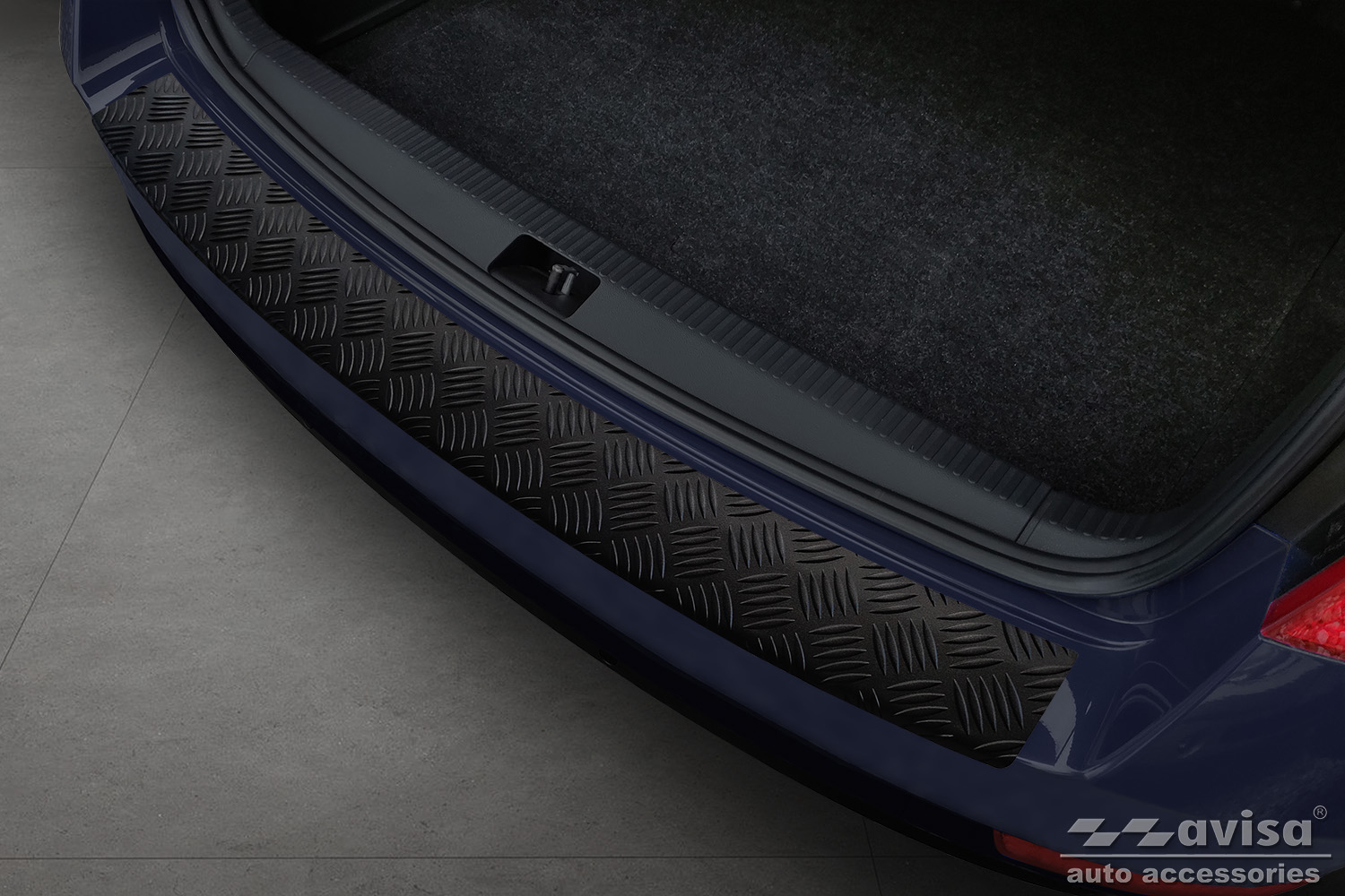 SANSHAOS Protection De Pare-Chocs Arrière Fibre De Carbone Pour Nissan X-Trail T32 2013-2020, Plaque Seuil De Coffre Film Protection Seuil De Coffre