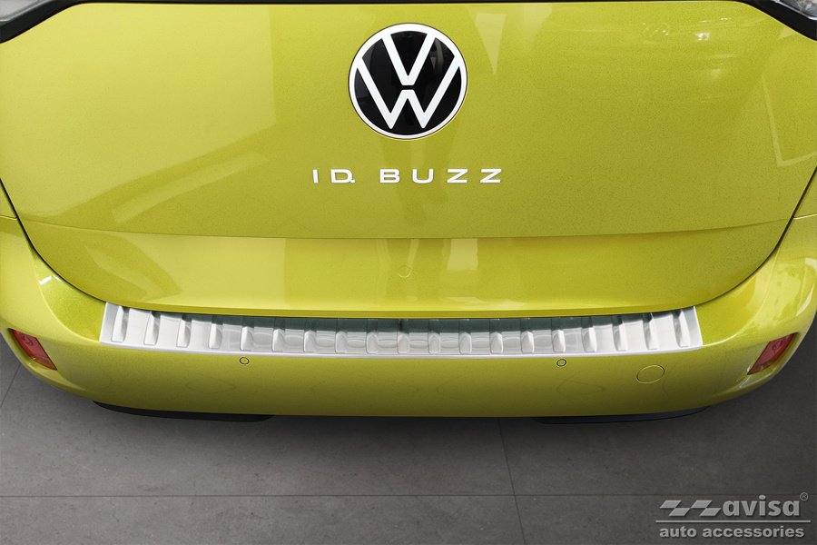 Lastskydd Rostfri Borstad Metall VW ID Buzz 2022->