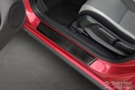 Instegslister i Borstad Svart Stål Honda Jazz V Crosstar 2020->