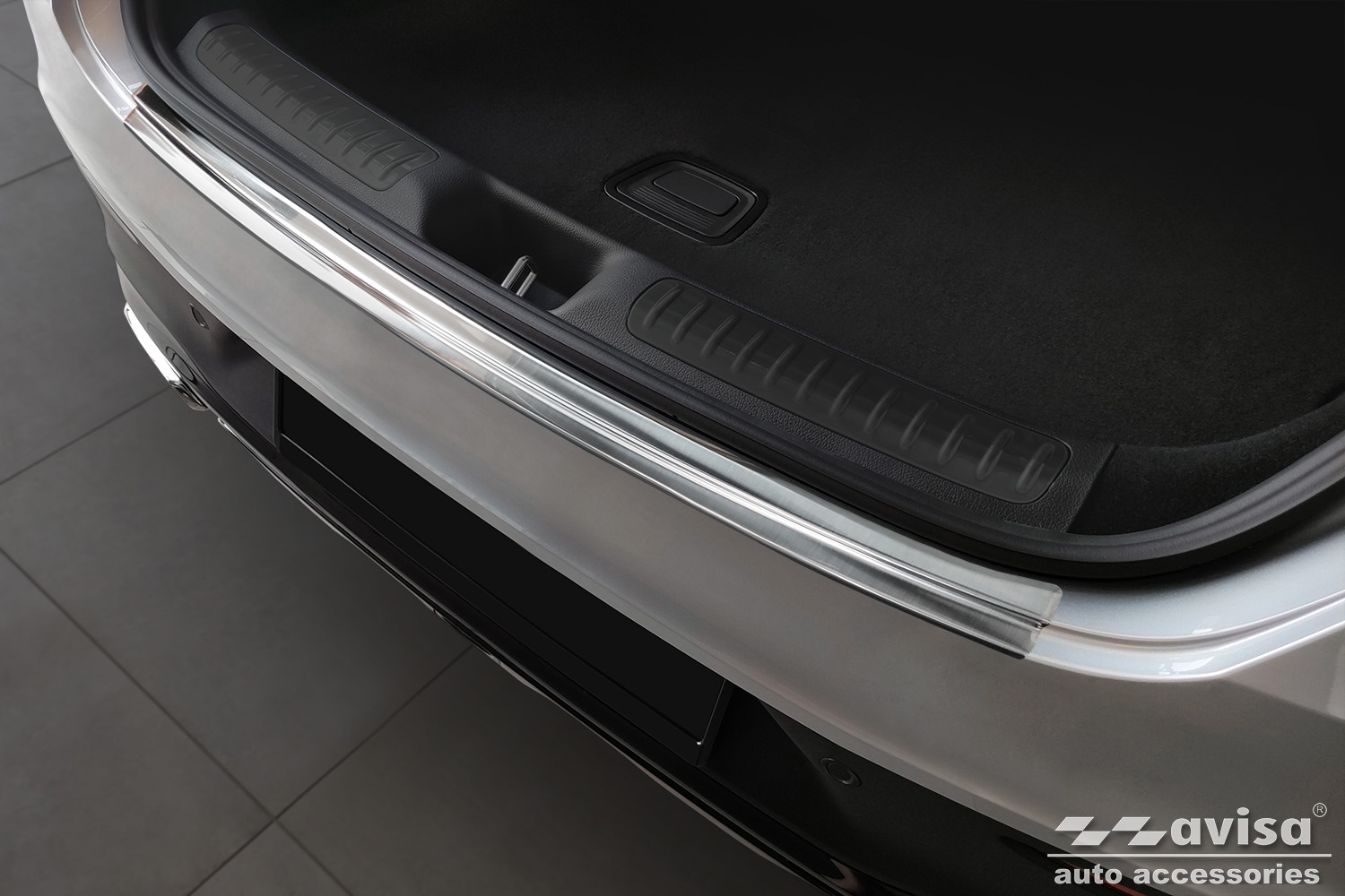 Protector De Portón Trasero Cromado Para Mercedes-Benz GLC Coupe 2023 - Acero Inoxidable, Instalación Con Cinta 3M