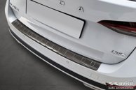Lastskydd Rostfri Borstad Metall Svart Skoda Octavia Iv Scout Kombi 2020->