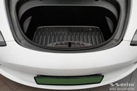 Inre Lastskydd Rostfri Svart Borstad Metall Tesla Model 3 2019-2023