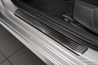 Instegslister i Borstad Svart Stål Skoda Octavia IV 2019->