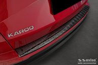 Lastskydd Rostfri Blank Svart Skoda Karoq 2022->