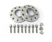 H&R Silver Spacerpaket Audi, Skoda, Seat, VW 12mm Sida / 24mm per Axel Inklusive Bultar