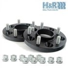 Svarta Spacers 15mm Volvo C30, V40, V50 Ford Focus, C-Max, Mondeo mm