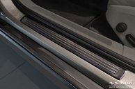 Instegslister i Svart Borstat Stål  Volvo XC60 II 2017->