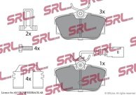 Bromsbel&auml;ggssats, skivbroms till VW TRANSPORTER