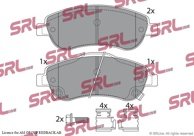 Bromsbel&auml;ggssats, skivbroms till HONDA CR-V