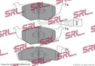 Bromsbel&auml;ggssats, skivbroms