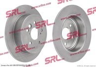 Bromsskiva Bakaxel 2 st till TOYOTA RAV 4 II (_A2_)