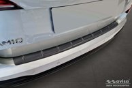 Lastskydd Rostfri Borstad Metall Svart Skoda Kamiq Facelift 2024->