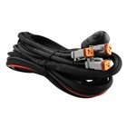 Kabelsats för 3 LED Extraljus 2-Pin Kontakt 600W