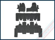Gummimatta Svart Ford Tourneo Custom 8-Sits 2017-2023