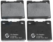 Bromsbeläggssats, skivbroms Bak Volvo 240, 260, 140