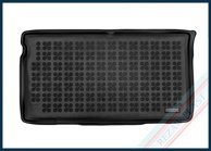 Skålad Mjuk Bagagerumsmatta Svart Fiat 500E Electric 2020->